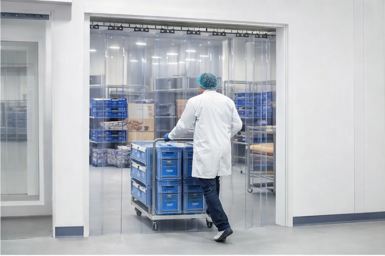  Food Grade PVC Strip Curtains Exporter in Noida