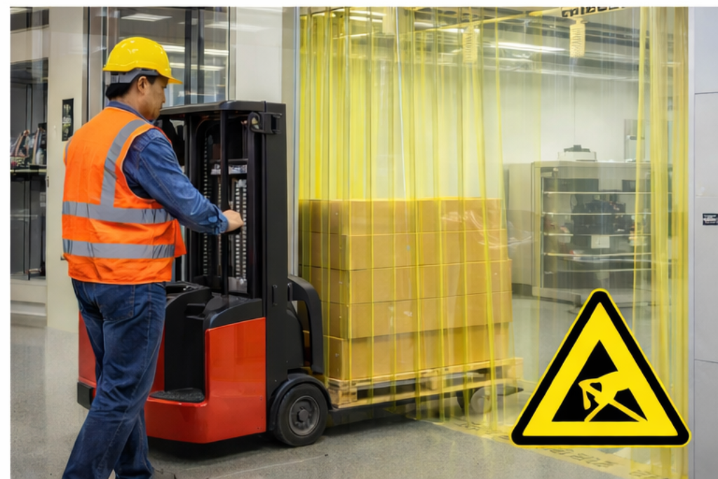  Anti Static PVC Strip Curtains Exporter in India