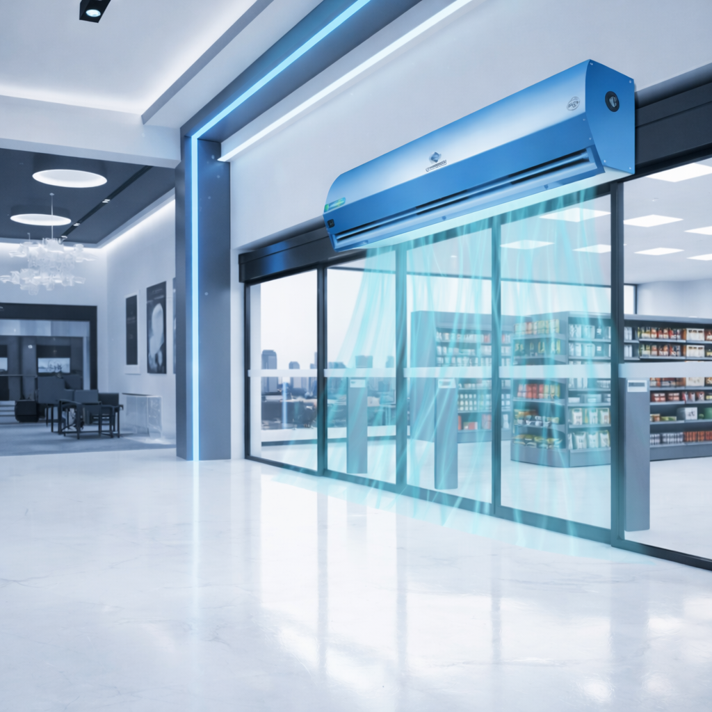 Heavy Duty SS Air Curtains Manufacturer in Noida