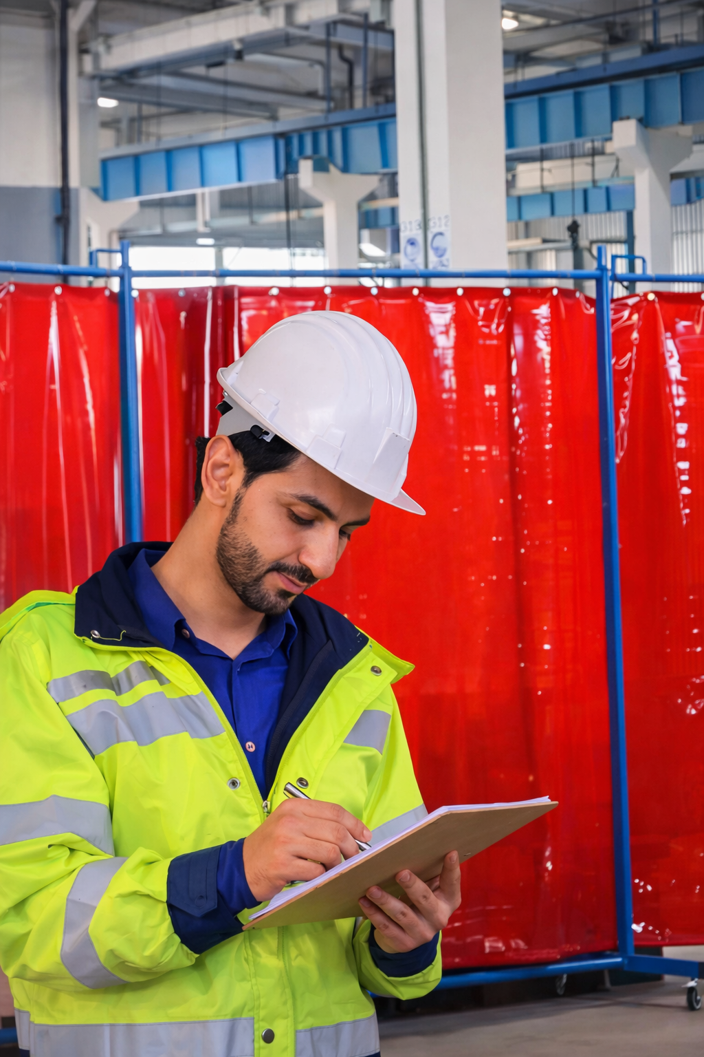 Red Welding PVC Strip Curtains Manufacturer in India